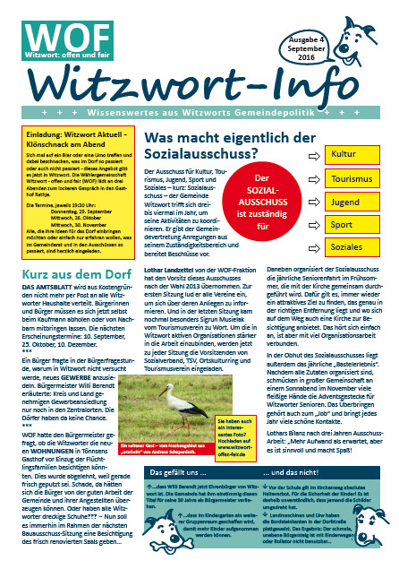 Witzwort Info Ausgabe 4